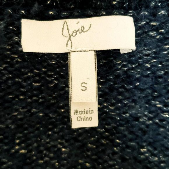Joie Blue Knit Metallic Sweater - Picture 9 of 9